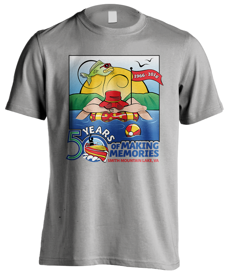 Logo Design on T-shirt for SML 50th Anniversary