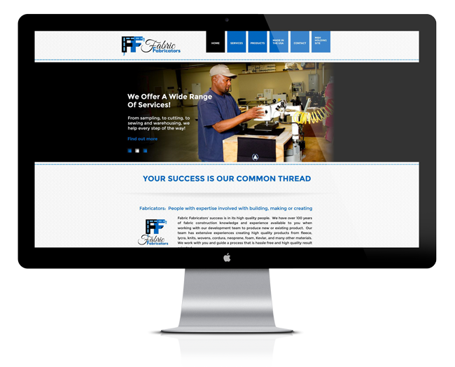 Website Design for Fabric Fabricators