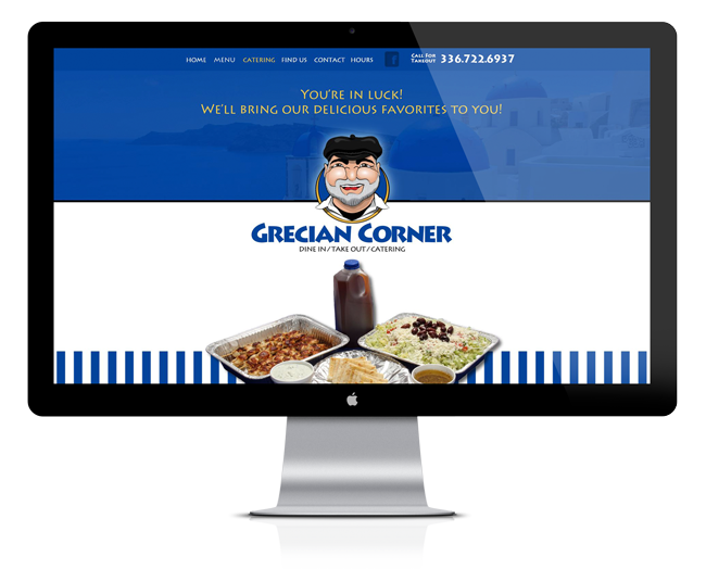 Web Design for Grecian Corner