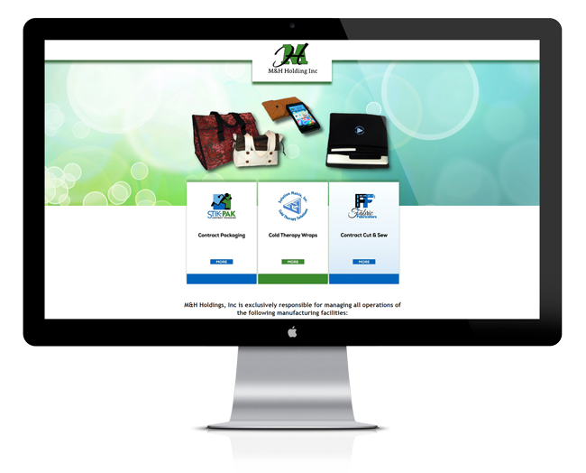 Website Design for M&H Holding