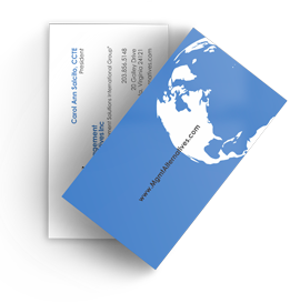 Graphic design business card for Management Alternatives by Ecstatic Design