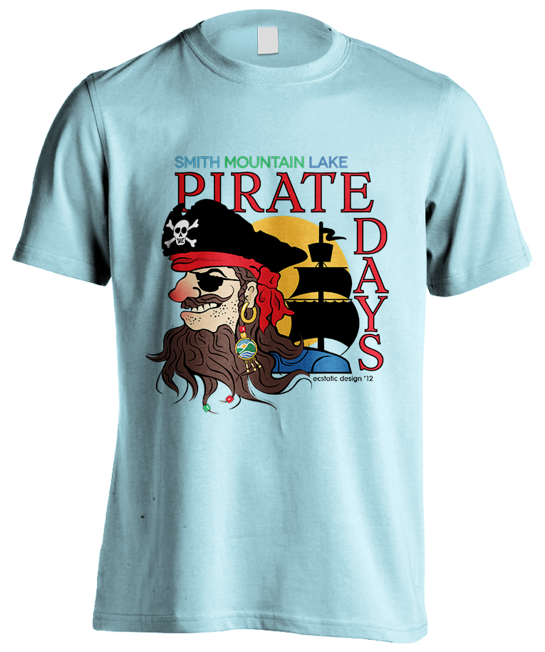 T-shirt Event Logo for Pirate Days