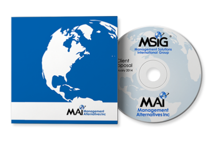 Graphic Design of CD and Case for Management Alternatives
