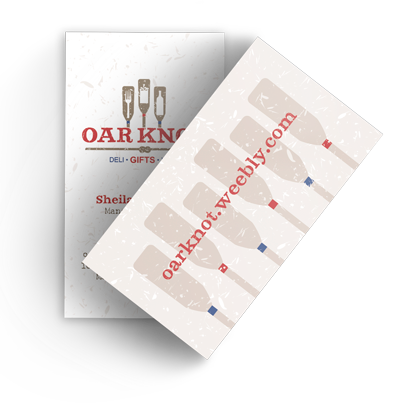Business Card Graphic Design for Oar Knot